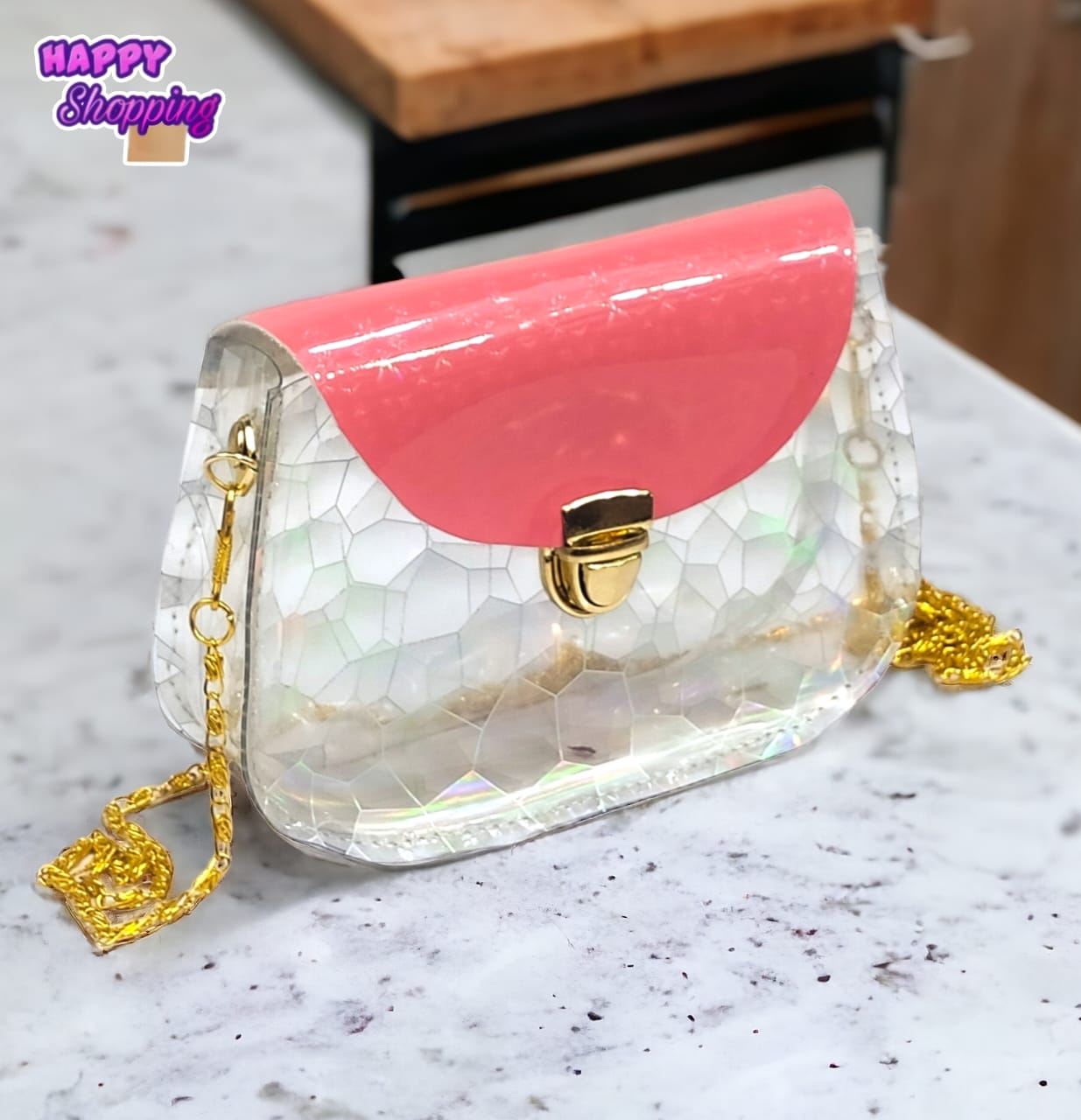 Mini Size Kids Transparent or Holographic Bag Phantom Bags