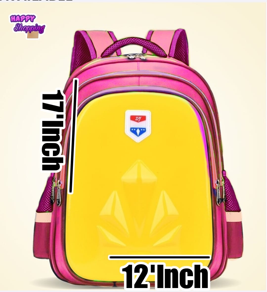 School & College 17 Inch Larg Size Backpack Phantom Bags