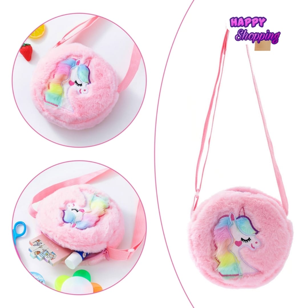 The Ultimate Collection of Kid Unicorn Fur Hand Bags Phantom Bags