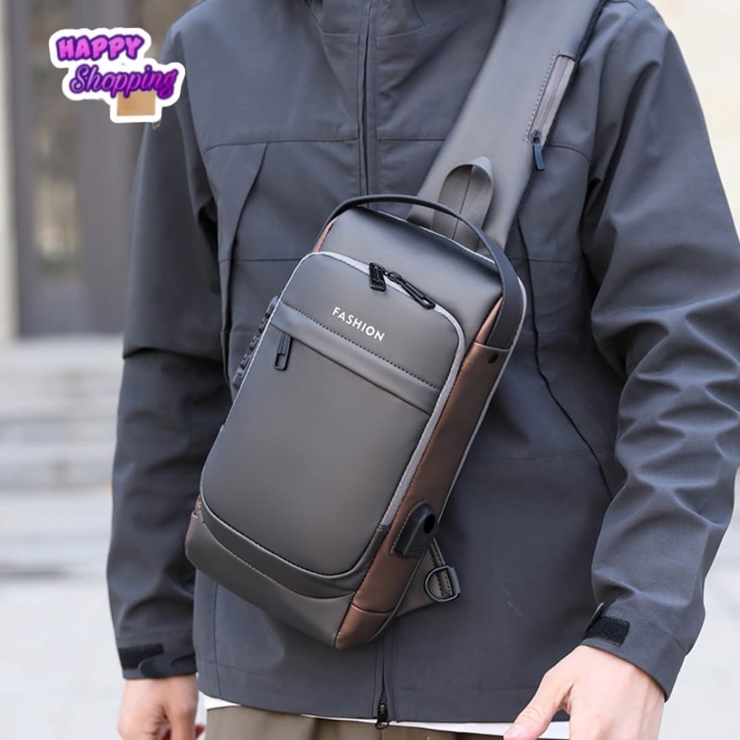 New Fashion Style Casual Water Proff Oxford Chest Cross Body Bag For Man