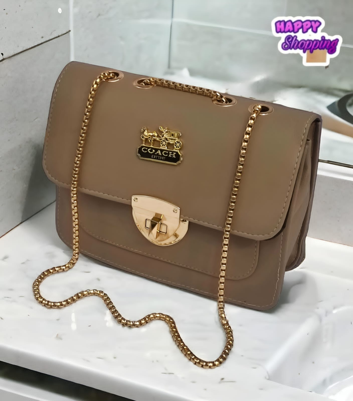 Glossy Top Chain Cross Body For Girls Phantom Bags