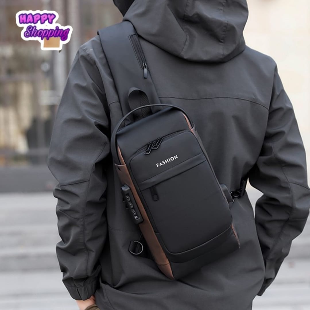 New Fashion Style Casual Water Proff Oxford Chest Cross Body Bag For Man