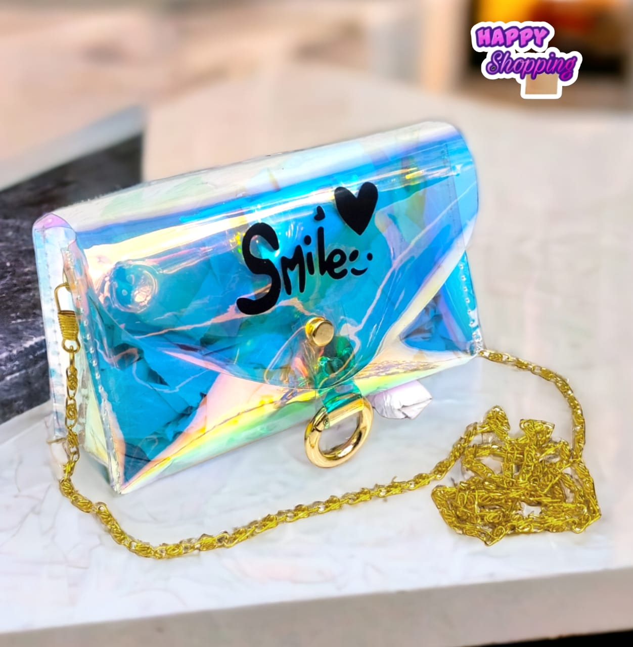 Mini Size Kids Transparent or Holographic Bag Phantom Bags